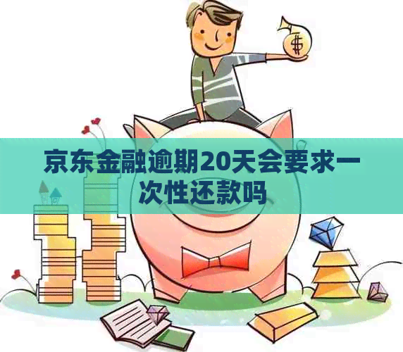 京东金融逾期20天会要求一次性还款吗