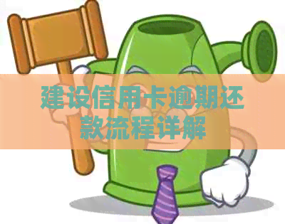 建设信用卡逾期还款流程详解
