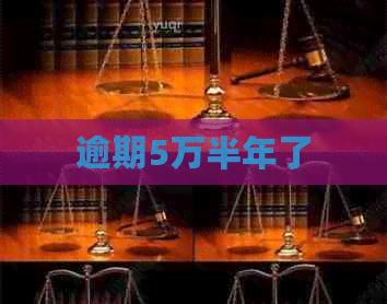 逾期5万半年了