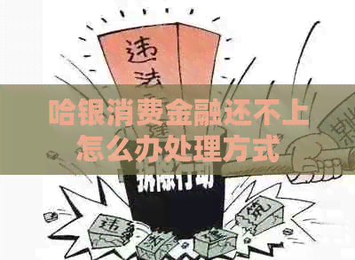 哈银消费金融还不上怎么办处理方式