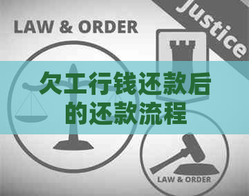 欠工行钱还款后的还款流程