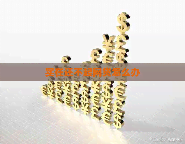 实在还不起网贷怎么办