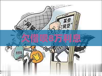 欠信用卡8万利息