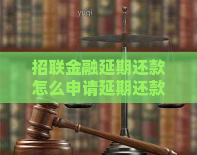招联金融延期还款怎么申请延期还款