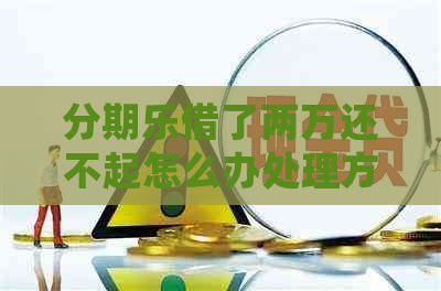 借了两万还不起怎么办处理方式