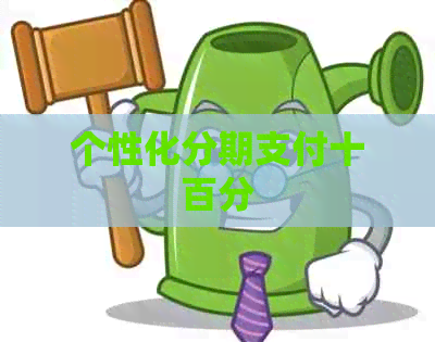 个性化分期支付十百分
