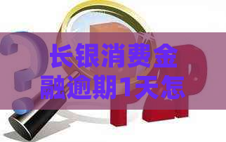 长银消费金融逾期1天怎么处理