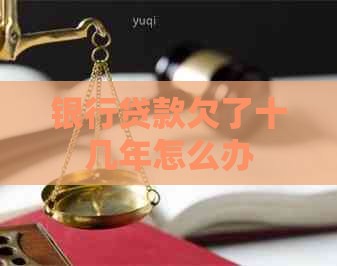 银行贷款欠了十几年怎么办