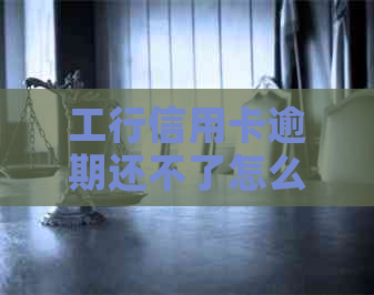 工行信用卡逾期还不了怎么办