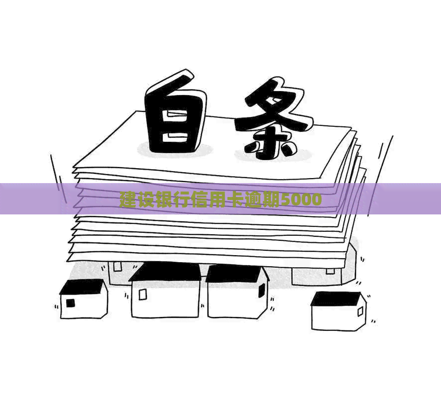 建设银行信用卡逾期5000