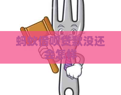 蚂蚁信用卡贷款没还会怎样