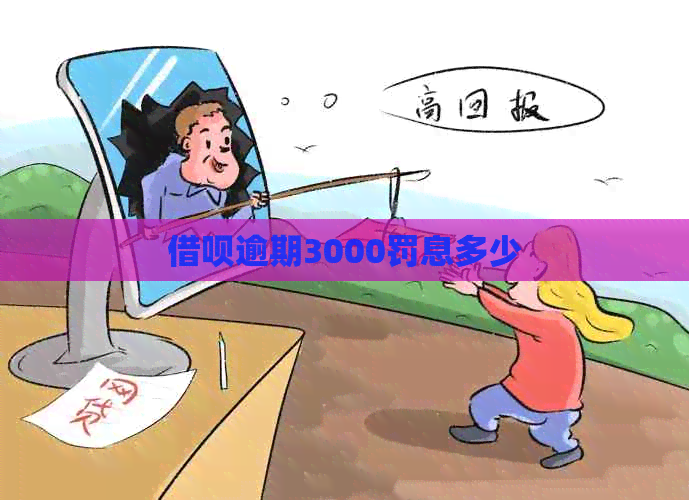 信用卡逾期3000罚息多少