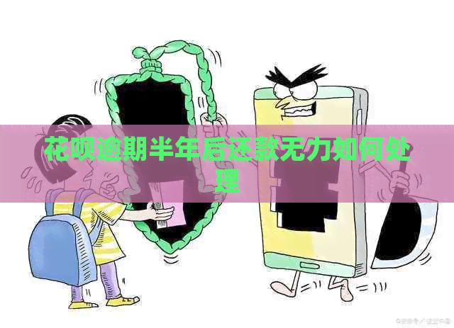 白条逾期半年后还款无力如何处理