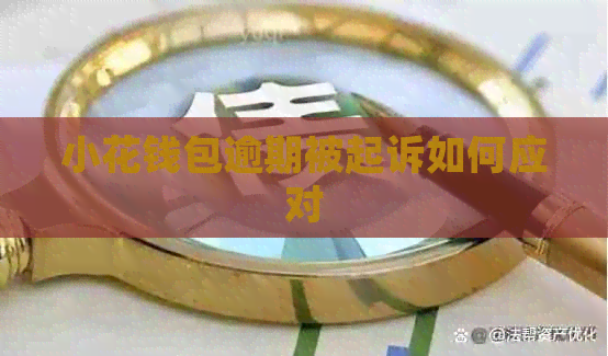小花钱包逾期被起诉如何应对
