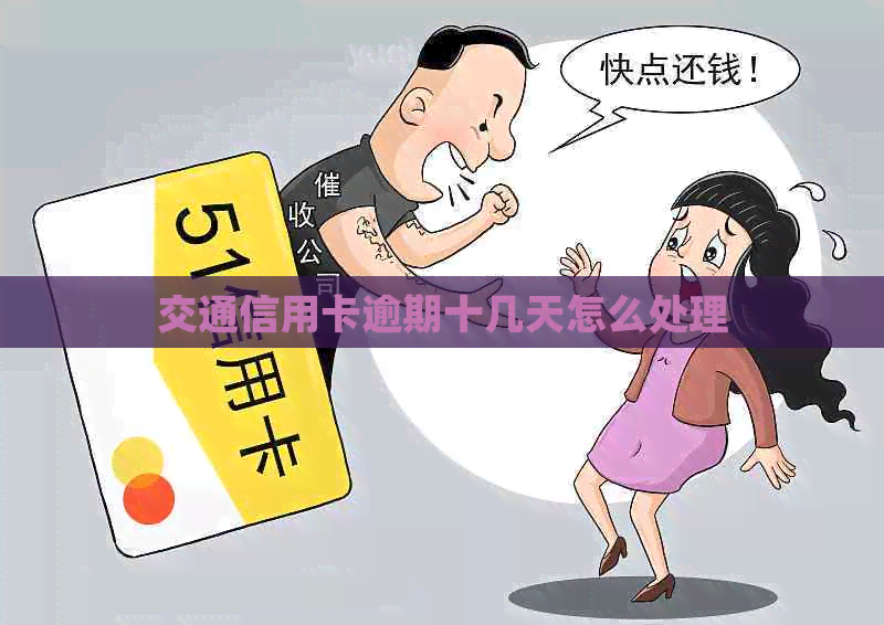 交通信用卡逾期十几天怎么处理 交通信用卡逾期十几天怎么处理
