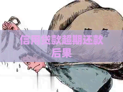 信用贷款超期还款后果
