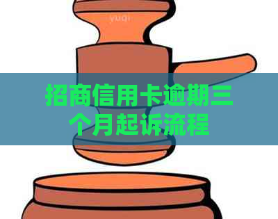 招商信用卡逾期三个月起诉流程