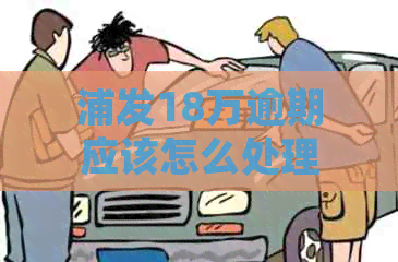浦发18万逾期应该怎么处理