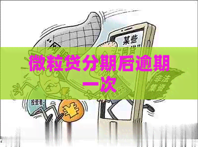 微粒贷分期后逾期一次