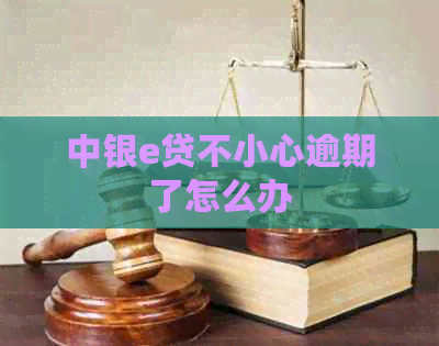 中银e贷不小心逾期了怎么办
