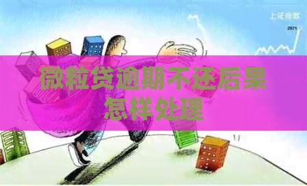 微粒贷逾期不还后果怎样处理