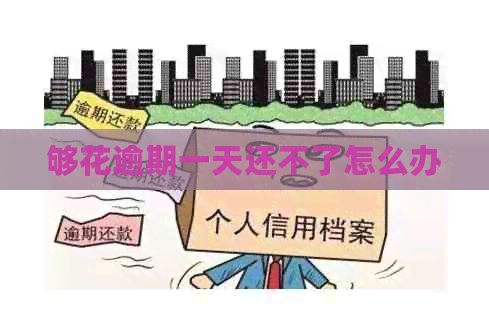 够花逾期一天还不了怎么办