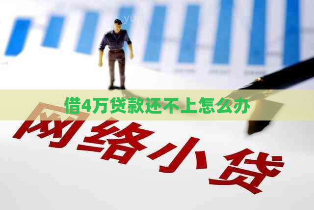 借4万贷款还不上怎么办
