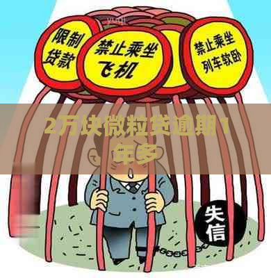 2万块微粒贷逾期1年多