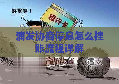 浦发协商停息怎么挂账流程详解