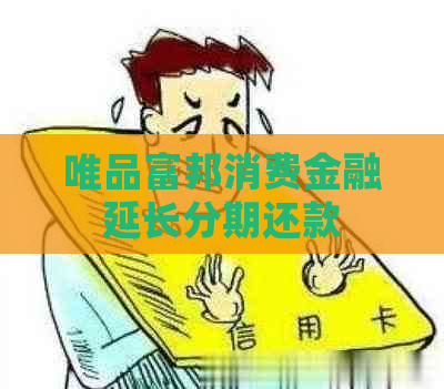 唯品富邦消费金融延长分期还款
