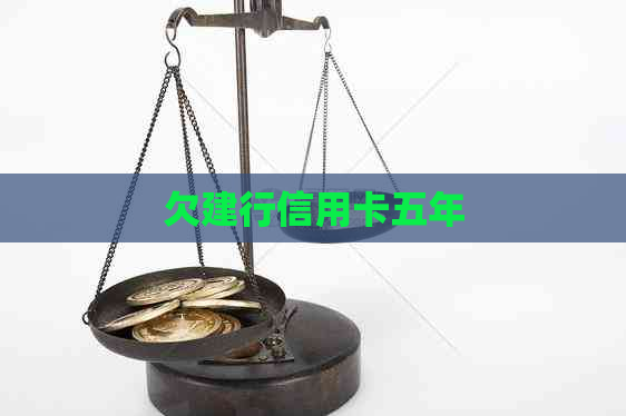 欠建行信用卡五年