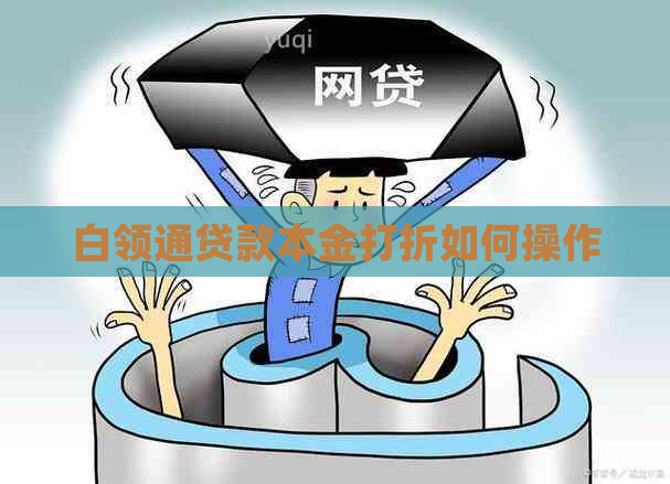 白领通贷款本金打折如何操作