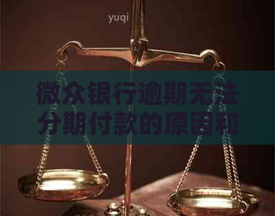 微众银行逾期无法分期付款的原因和解决方法