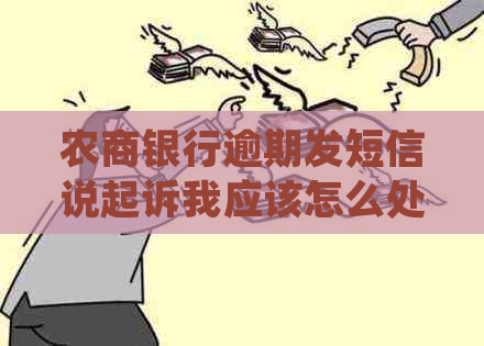 农商银行逾期发短信说起诉我应该怎么处理