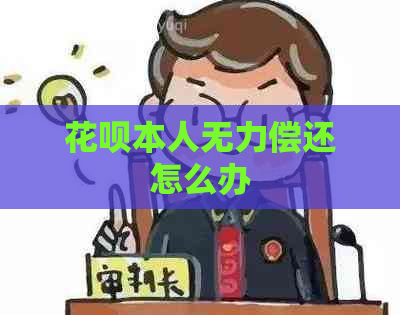 白条本人无力偿还怎么办
