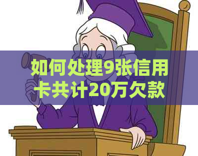 如何处理9张信用卡共计20万欠款