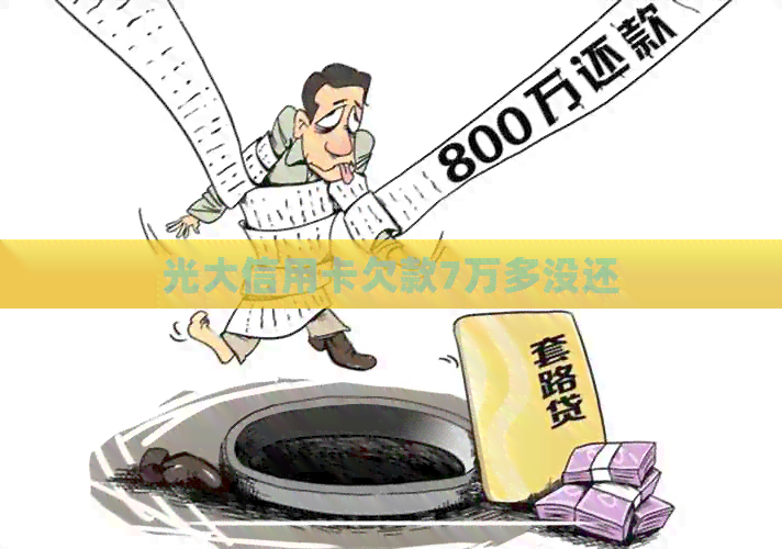 光大信用卡欠款7万多没还