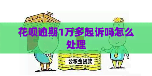 白条逾期1万多起诉吗怎么处理