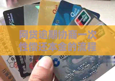 网贷逾期协商一次性偿还本金的流程有哪些