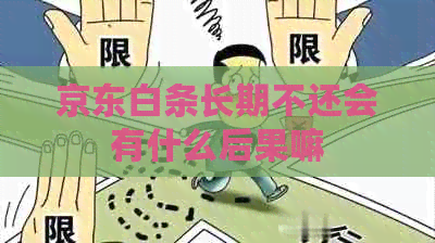 京东白条长期不还会有什么后果嘛
