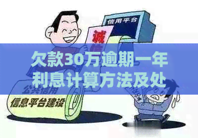 欠款30万逾期一年利息计算方法及处理建议