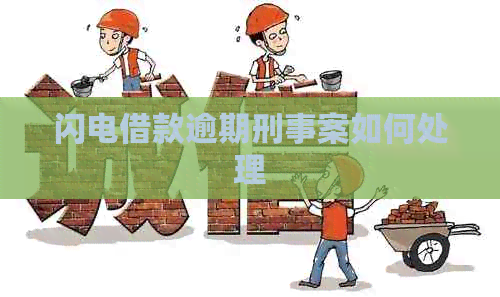 闪电借款逾期刑事案如何处理