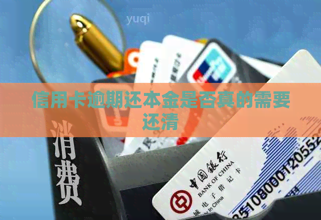 信用卡逾期还本金是否真的需要还清