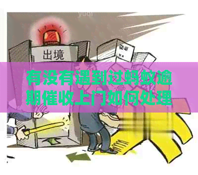 有没有遇到过蚂蚁逾期上门如何处理