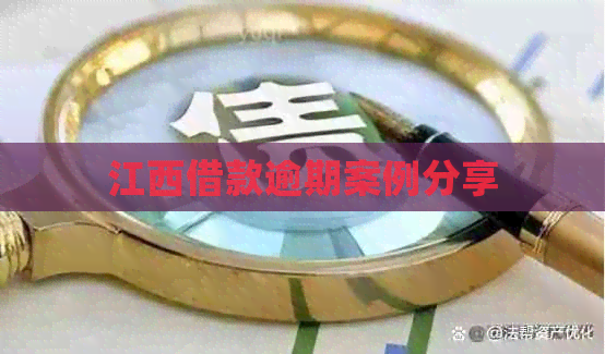 江西借款逾期案例分享