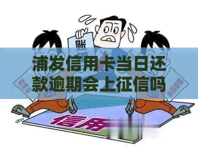 浦发信用卡当日还款逾期会上吗