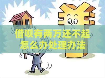 信用卡有两万还不起怎么办处理办法
