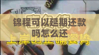 锦程可以延期还款吗怎么还