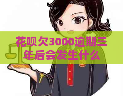 白条欠3000逾期三年后会发生什么