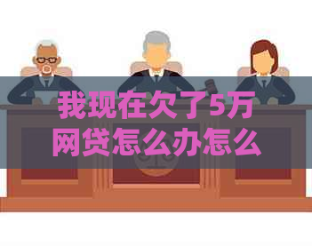 我现在欠了5万网贷怎么办怎么办